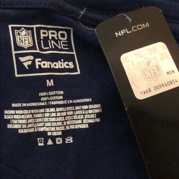 NWT New England Patriots long sleeve tee - Picture 6 of 7